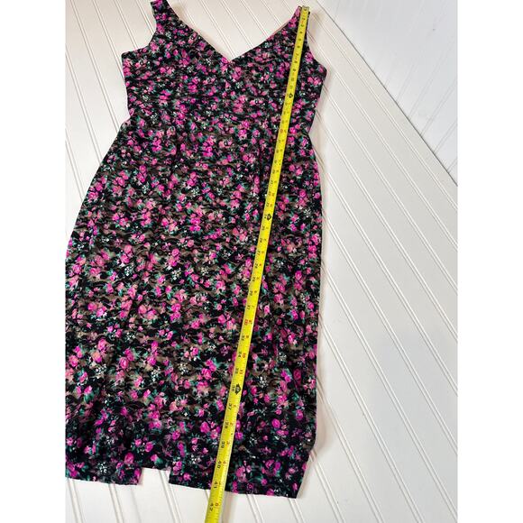 Dress the Population Women’s Floral Bodycon Midi Dress Size L - Picture 5 of 9